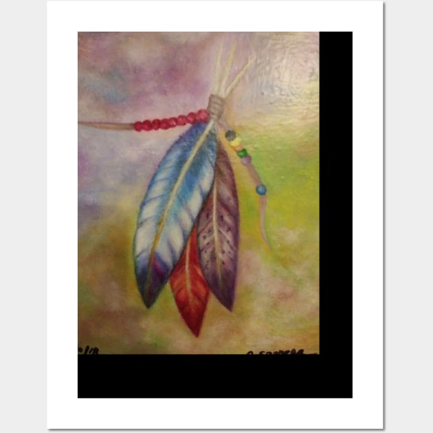 Native American Feathers Wall Art by ocsjake613